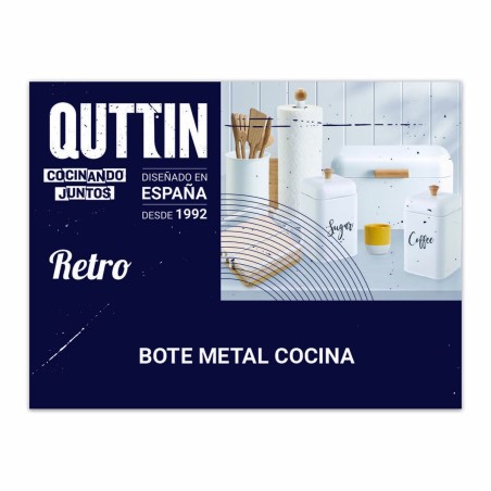 Barattolo in Metallo Quttin PASTA (12 Unità)