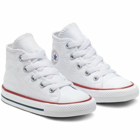 Scarpe Sportive per Bambini Converse Chuck Taylor All Star High Bianco