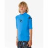 Maglia a Maniche Corte Uomo Rip Curl Wave pf Blu cielo