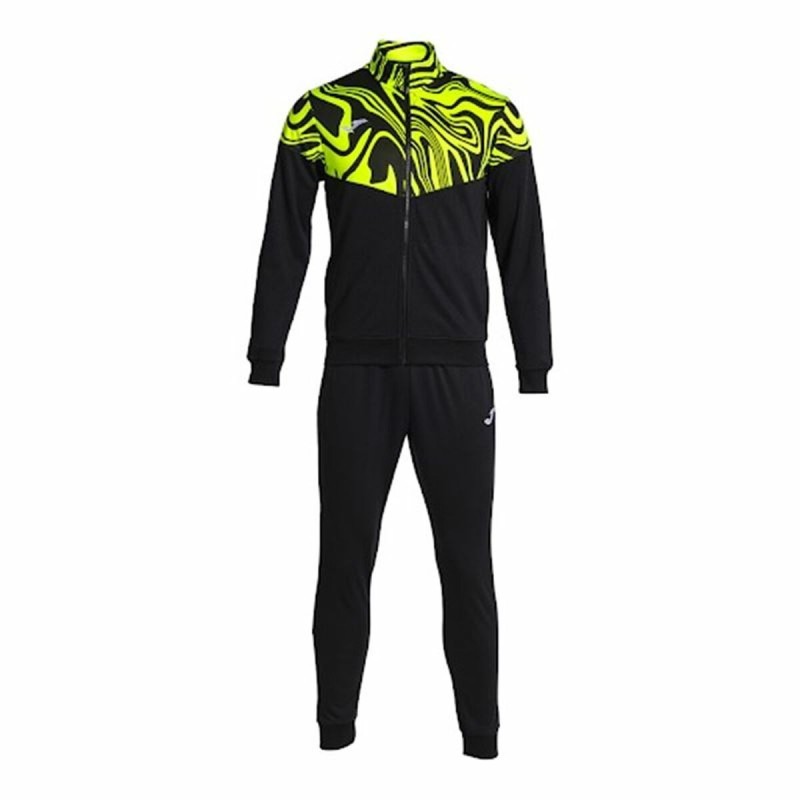 Tuta da Bambini Joma Sport Lion II Giallo Nero 2 Pezzi
