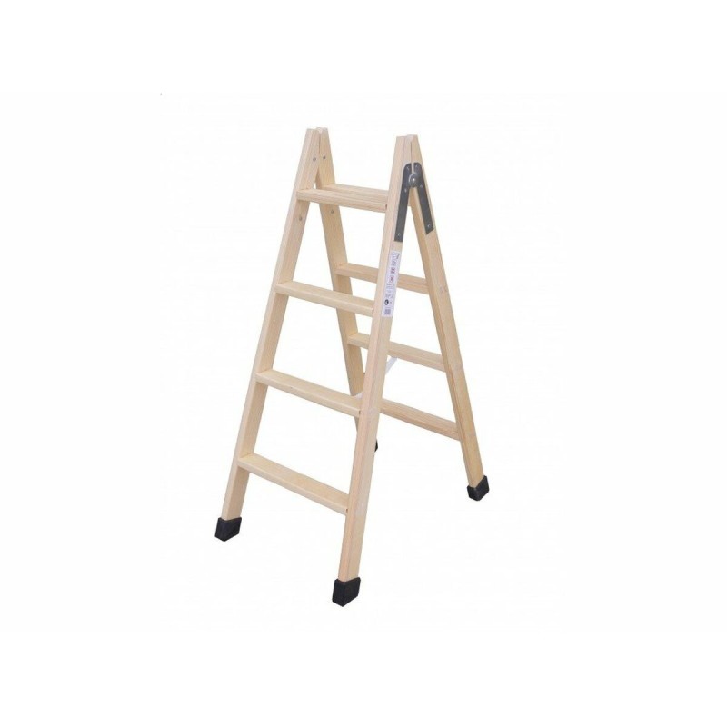 Scala Pieghevole a 6 Scalini Plabell Legno 164 x 31/55 cm Scala Pieghevole a 6 Scalini Plabell Legno 164 x 31/55 cm