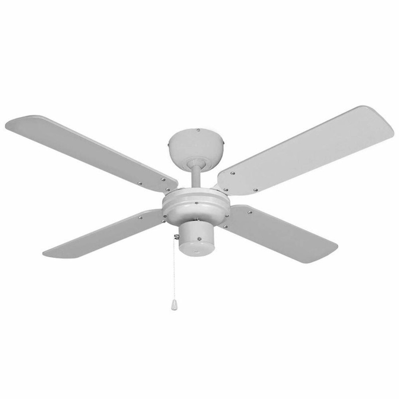 Ventilatore da Soffitto EDM 33802 Báltico Bianco 50 W ø 102 cm Ventilatore da Soffitto EDM 33802 Báltico Bianco 50 W ø 102 cm