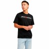 Maglia a Maniche Corte Uomo JJECORP LOGO TEE SS Jack & Jones 12137126 Nero (M) (1 Unità)