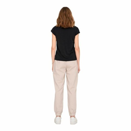 Maglia a Maniche Corte Donna Only Onlfree Life Mod.V-Neck Nero