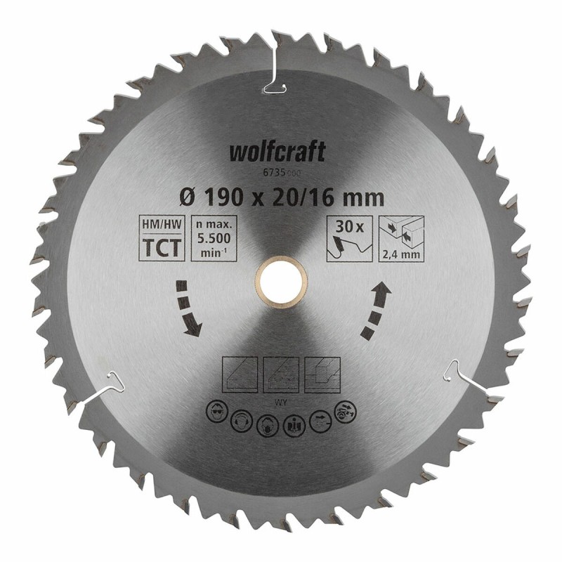 Disco da taglio Wolfcraft 6735000 Disco da taglio Wolfcraft 6735000