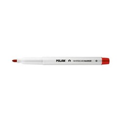 Pennarelli Milan Lavagna bianca 12 Unità Rosso PVC