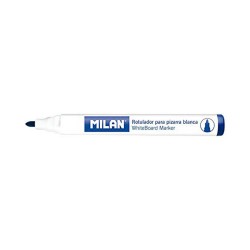 Pennarelli Milan Lavagna bianca 12 Unità Azzurro PVC