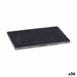 Vassoio per aperitivi Kinvara SJ1510 Nero 10 x 0,5 x 15 cm (36 Unità)