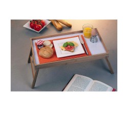 Vassoio da Letto Pieghevole Legno 50 x 30 x 22 cm