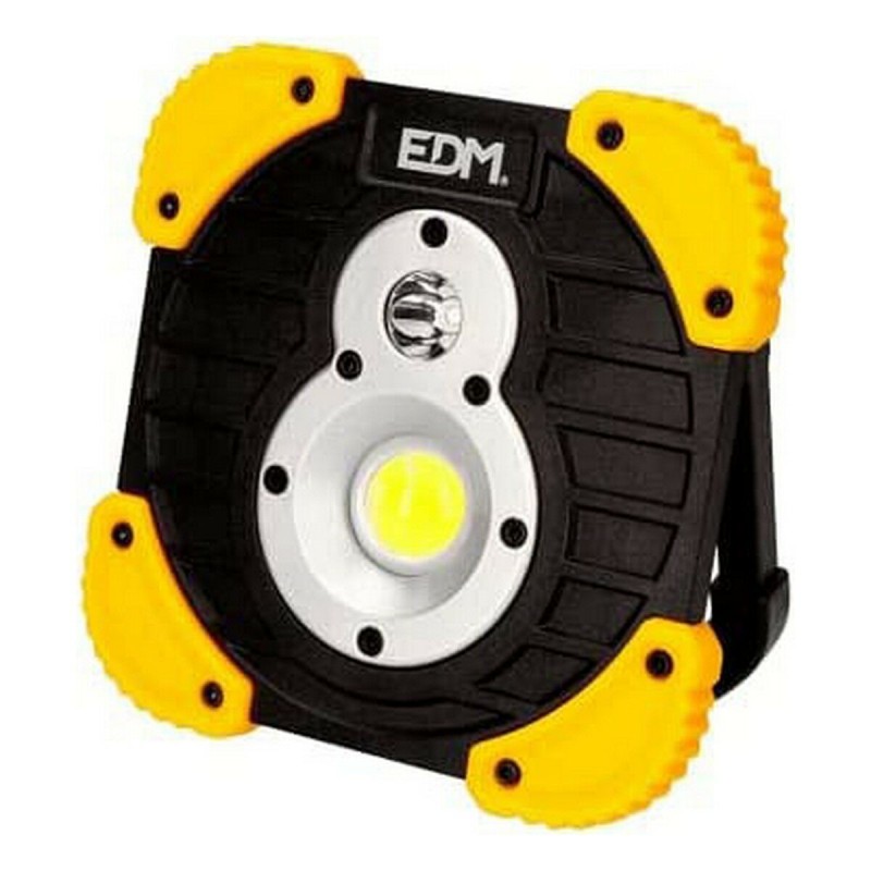 Torcia LED EDM 36377 XL Giallo Nero 15 W 250 Lm 750 Lm Faretto Ricaricabile Torcia LED EDM 36377 XL Giallo Nero 15 W 250 Lm 750 Lm Faretto Ricaricabile