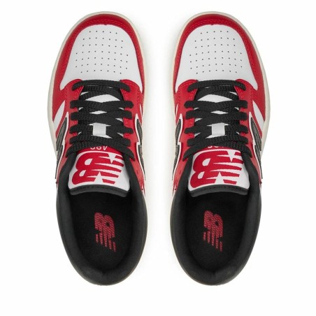 Scarpe Sportive per Bambini New Balance 480 Bianco Rosso