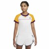 Maglia a Maniche Corte Donna Nike Court Dri-Fit Slam Bianco