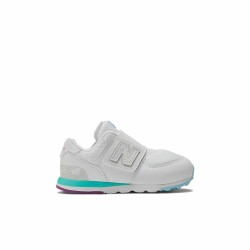 Scarpe Sportive per Bambini New Balance 574 NEW-B HOOK LOOP Bianco