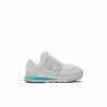 Scarpe Sportive per Bambini New Balance 574 NEW-B HOOK LOOP Bianco