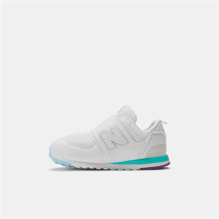 Scarpe Sportive per Bambini New Balance 574 NEW-B HOOK LOOP Bianco