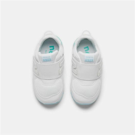 Scarpe Sportive per Bambini New Balance 574 NEW-B HOOK LOOP Bianco