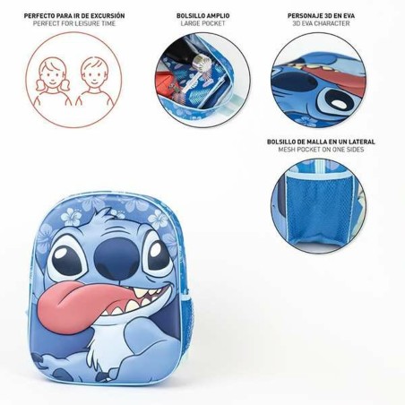 Zaino Scuola 3D Stitch