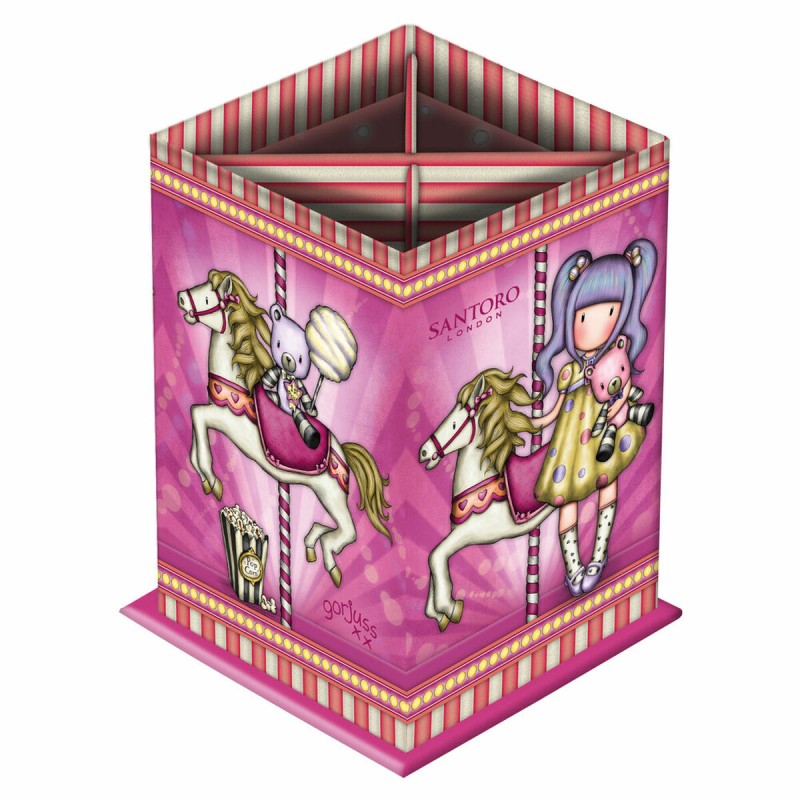 Portapenne Safta Carousel Rosa Portapenne Safta Carousel Rosa