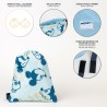 Zaino a Sacca per Bambini Mickey Mouse Azzurro 27 x 33 cm