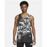 Canotta Uomo Nike Trail Rise Grigio Nero