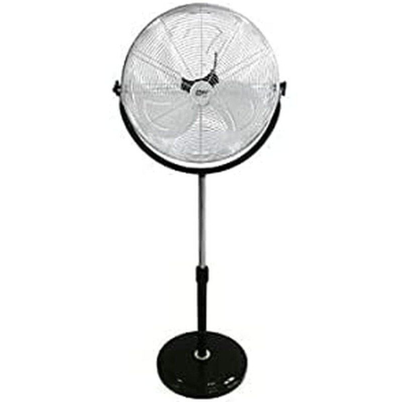 Ventilatore a Piantana EDM 33939 Nero Argentato 120 W industriale Ventilatore a Piantana EDM 33939 Nero Argentato 120 W industriale