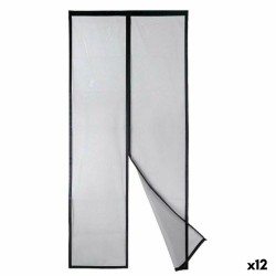Zanzariera Kipit BA2301-490 Nero Poliestere Calamita 90 x 210 cm Magnetica (12 Unità)