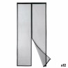 Zanzariera Kipit BA2301-490 Nero Poliestere Calamita 90 x 210 cm Magnetica (12 Unità)