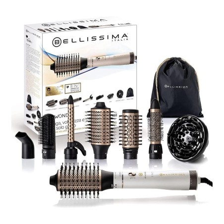 Modellatore capelli BELLISSIMA Air Wonder 8in1 White e Black 11847A 1000W