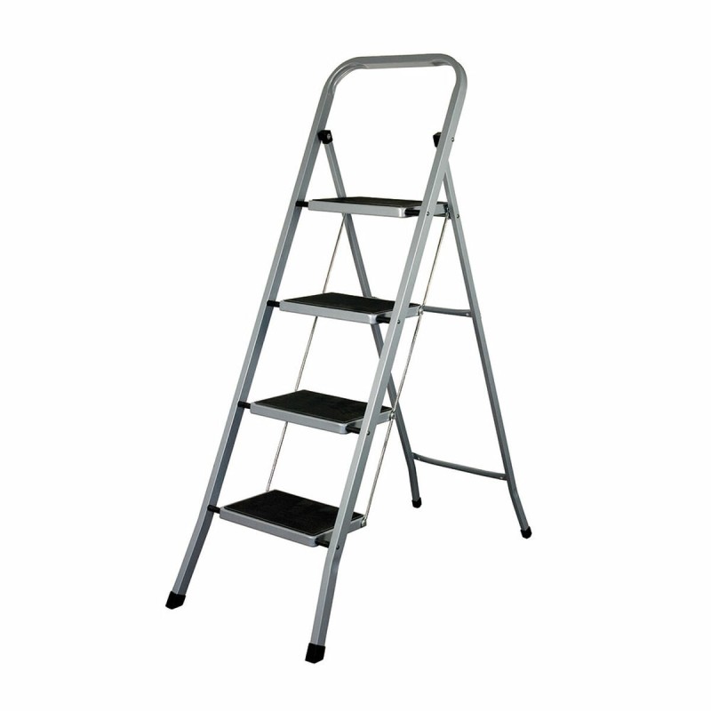 Scala Pieghevole a 4 Scalini EDM Grigio Acciaio (47 x 89 x 128 cm) Scala Pieghevole a 4 Scalini EDM Grigio Acciaio (47 x 89 x 128 cm)
