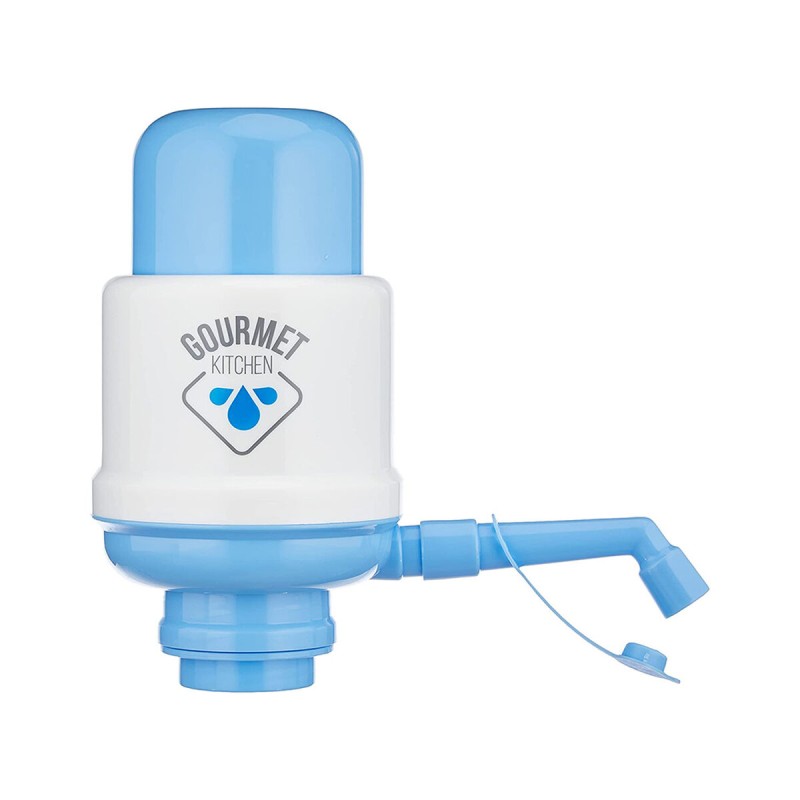 Dispenser di Acqua Gourmet Kitchen Azzurro Azzurro/Bianco polipropilene Manuale Dispenser di Acqua Gourmet Kitchen Azzurro Azzurro/Bianco polipropilene Manuale