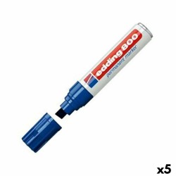 Marcatore permanente Edding 800 Azzurro (5 Unità)
