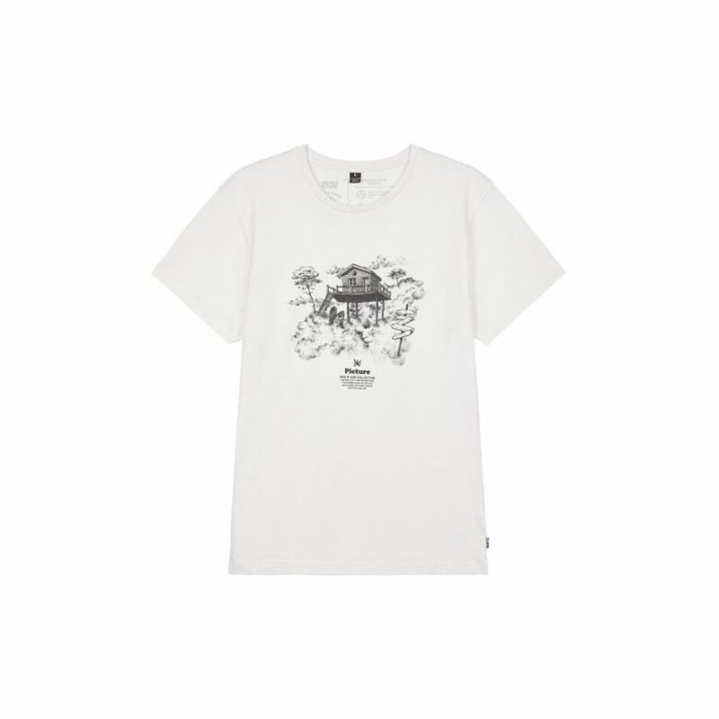 Maglia Picture DS Surf Cabin Natural Bianco Maglia Picture DS Surf Cabin Natural Bianco
