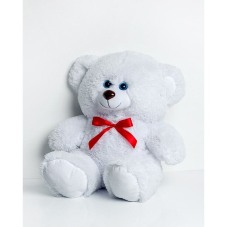 Orsetto di Peluche GO GIFT TOMMY 65 WH Bianco Stoffa 65 cm