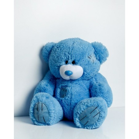 Orsetto di Peluche GO GIFT TEDDY 60 BL Azzurro Stoffa 60 cm