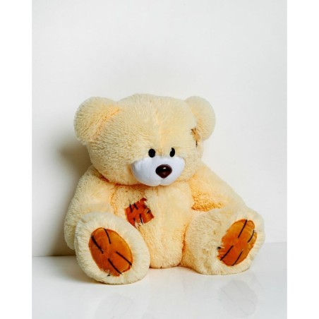 Orsetto di Peluche GO GIFT TEDDY 60 CR Crema Stoffa 60 cm