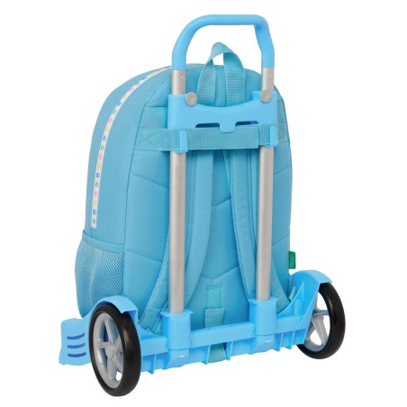 Trolley per la Scuola Benetton Spring Blu cielo 30 x 46 x 14 cm