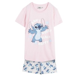 Pigiama Estivo Stitch Rosa