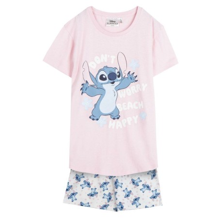 Pigiama Estivo Stitch Rosa