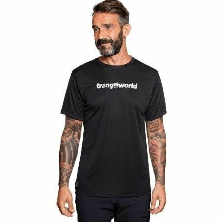 Maglia a Maniche Corte Uomo Trangoworld Cajo Th Nero
