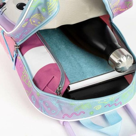 Trolley per la Scuola 3D Gabby's Dollhouse Rosa 25,0 x 31,0 x 10,0 cm