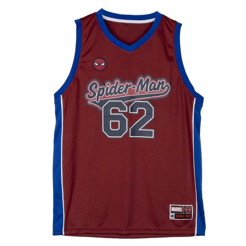 Maglia da basket Spider-Man Rosso Unisex Maglia da basket Spider-Man Rosso Unisex