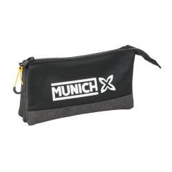 Necessaire Munich Topo Nero 22 x 12 x 3 cm