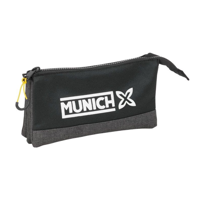 Necessaire Munich Topo Nero 22 x 12 x 3 cm Necessaire Munich Topo Nero 22 x 12 x 3 cm