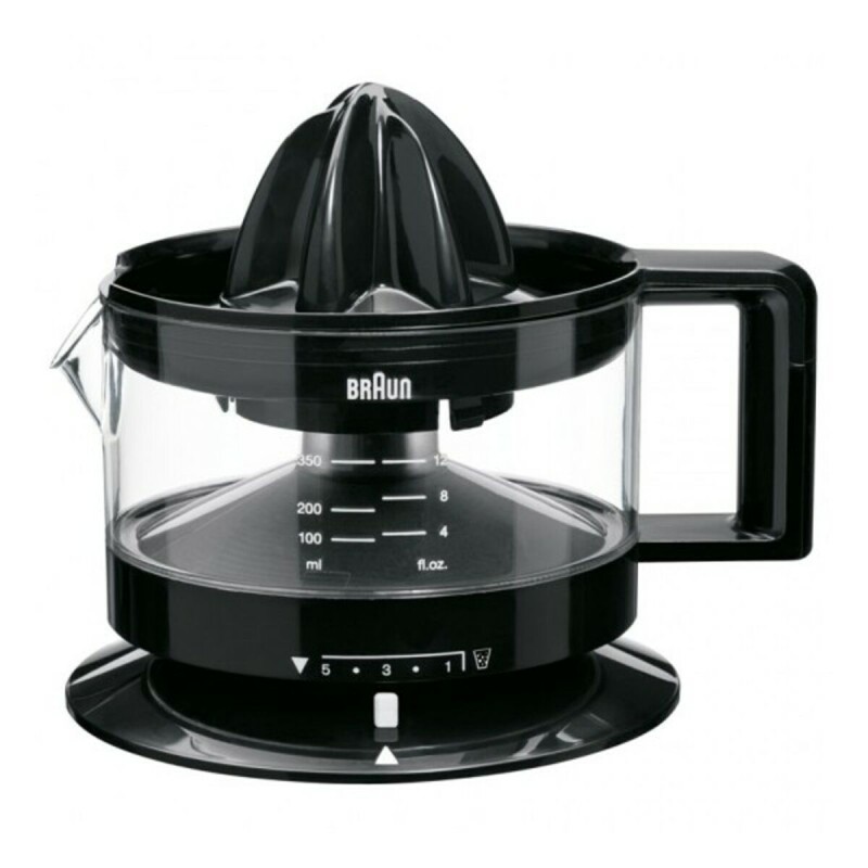 Spremiagrumi Elettrico Braun 0X22611010 20W 0,35 L Nero 20 W Spremiagrumi Elettrico Braun 0X22611010 20W 0,35 L Nero 20 W