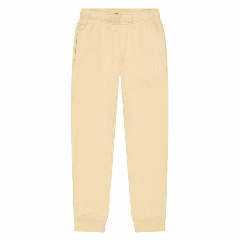 Pantalone di Tuta per Adulti Champion Rib Cuff Beige Uomo Pantalone di Tuta per Adulti Champion Rib Cuff Beige Uomo