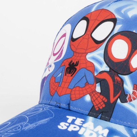 Cappellino per Bambini Spidey Azzurro (51 cm)