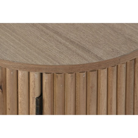 Comodino Home ESPRIT Naturale Legno di paulownia Legno MDF 43 x 43 x 48 cm