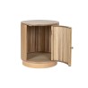 Comodino Home ESPRIT Naturale Legno di paulownia Legno MDF 43 x 43 x 48 cm