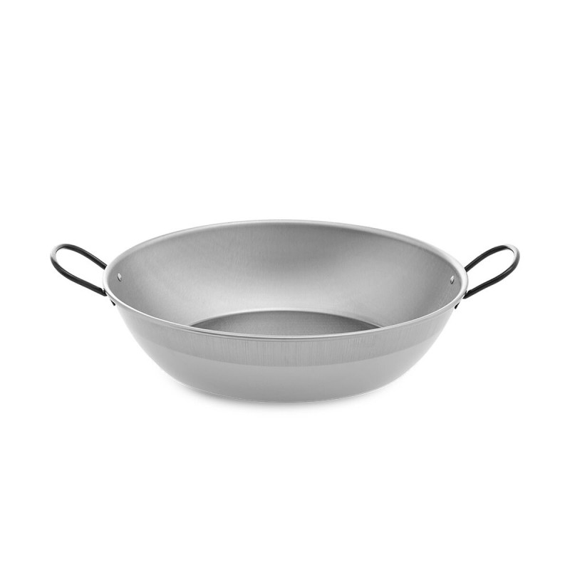 Padella Honda con Manici Vaello Acciaio Lucidato (Ø 34 cm) Padella Honda con Manici Vaello Acciaio Lucidato (Ø 34 cm)
