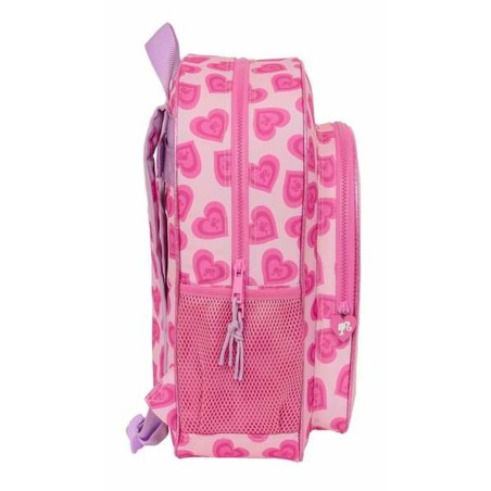 Zaino Scuola Barbie Love Rosa 32 x 38 x 12 cm